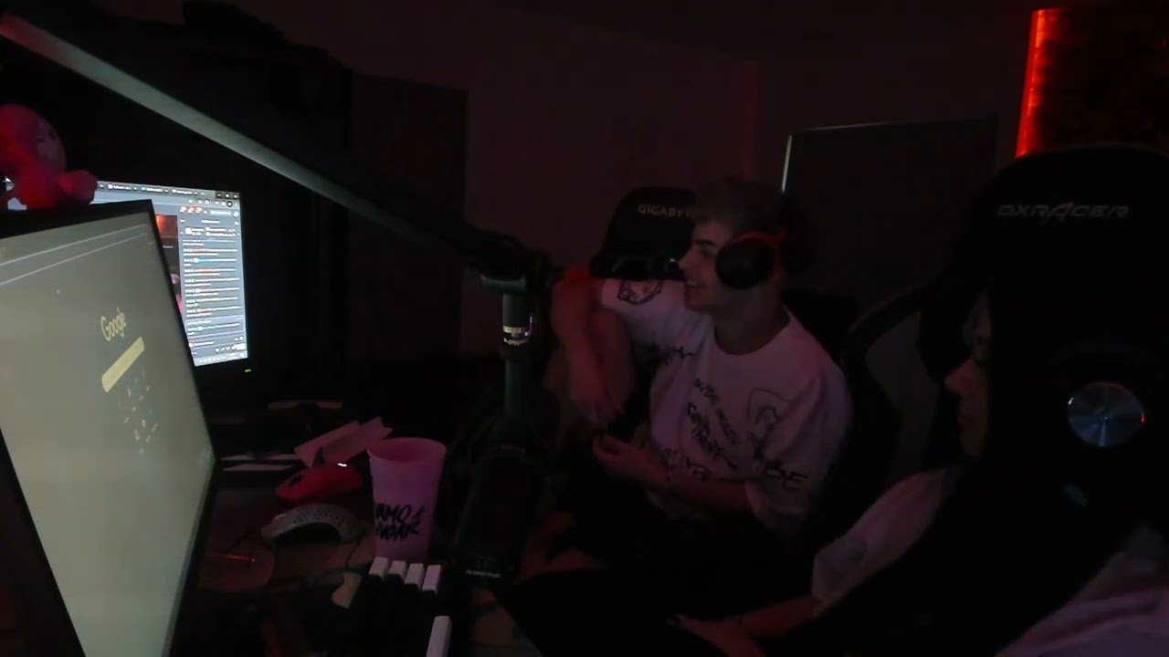 K1NG HACE STREAM IRL CON SU AMIGA DELFI... PARTE 2...