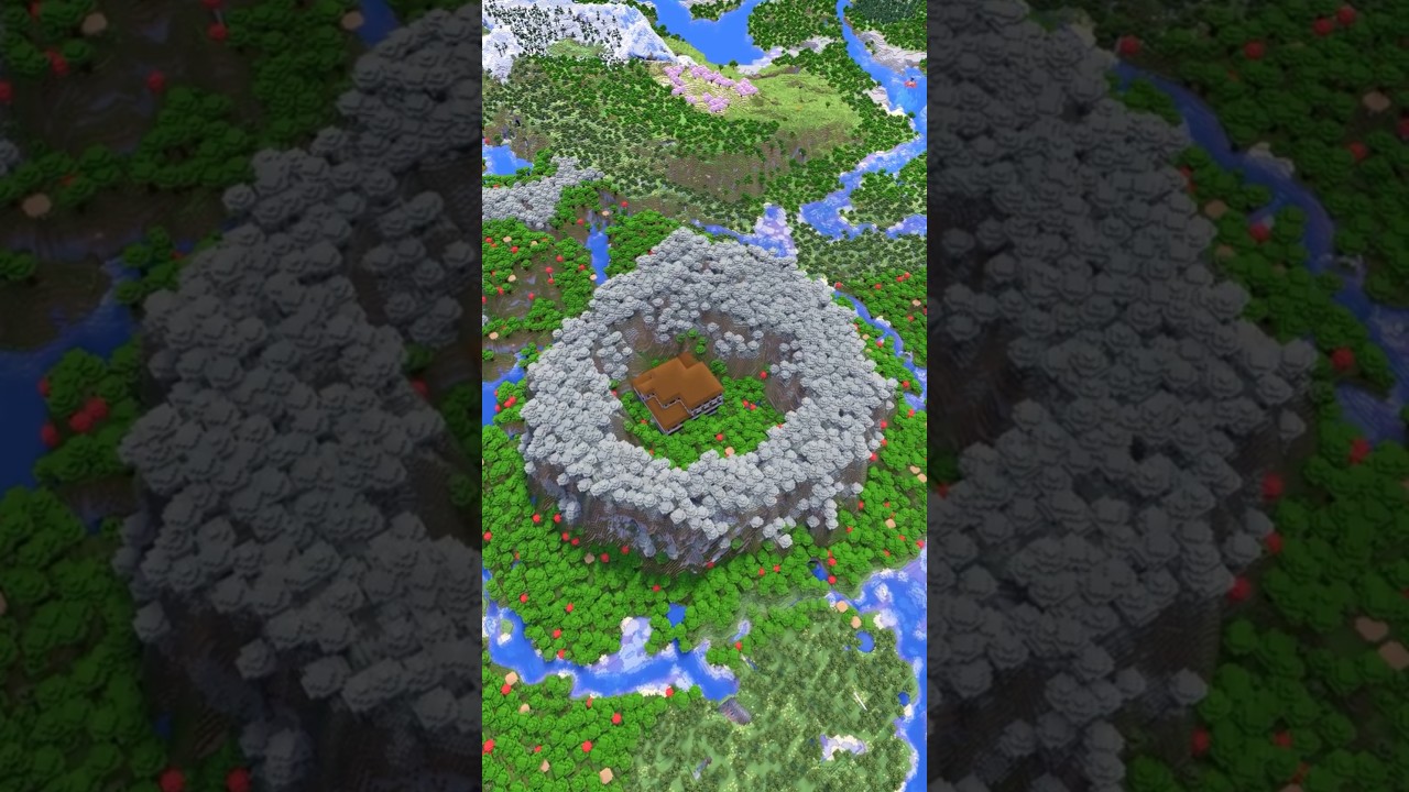 Minecraft Pale Garden Circle Seed With A Woodland Mansion!