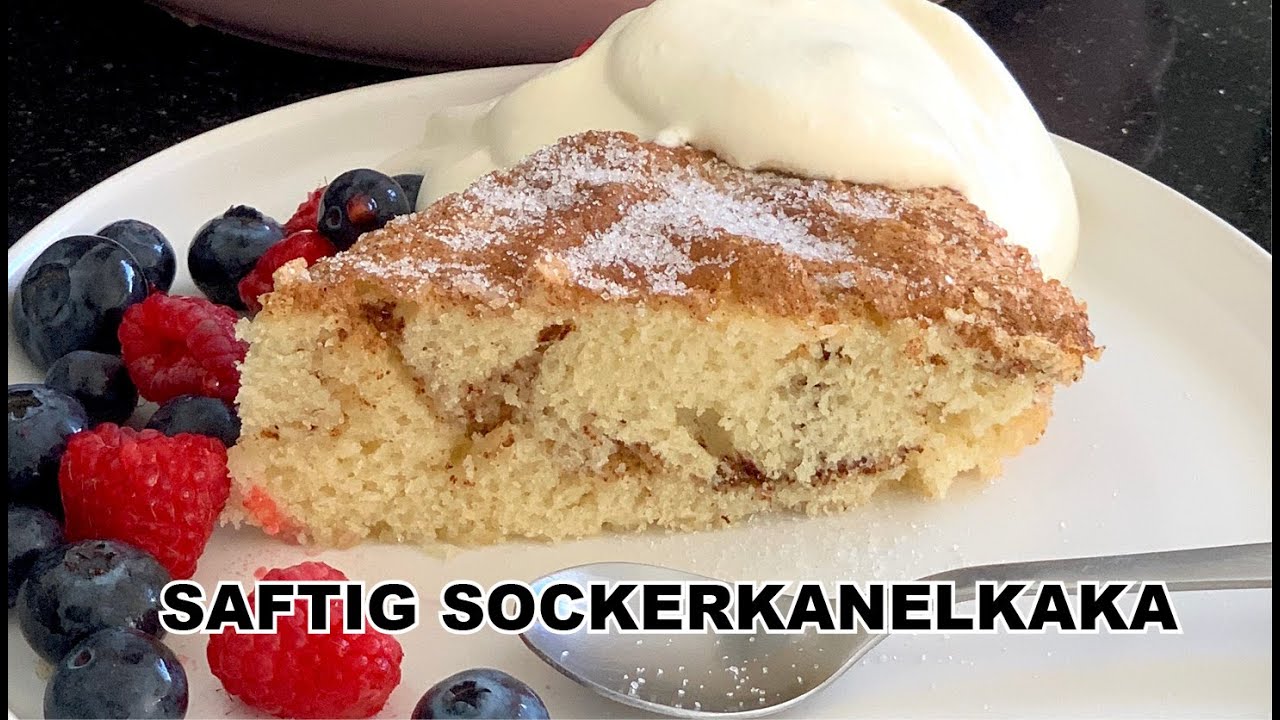 Saftig sockerkanelkaka recept sockerkaka