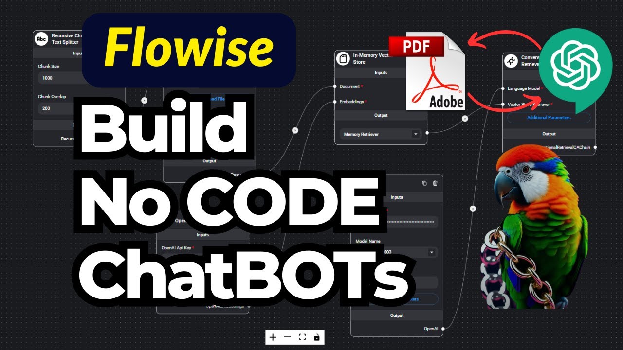 Flowise: No Code ChatBot Building Platform: LangChain