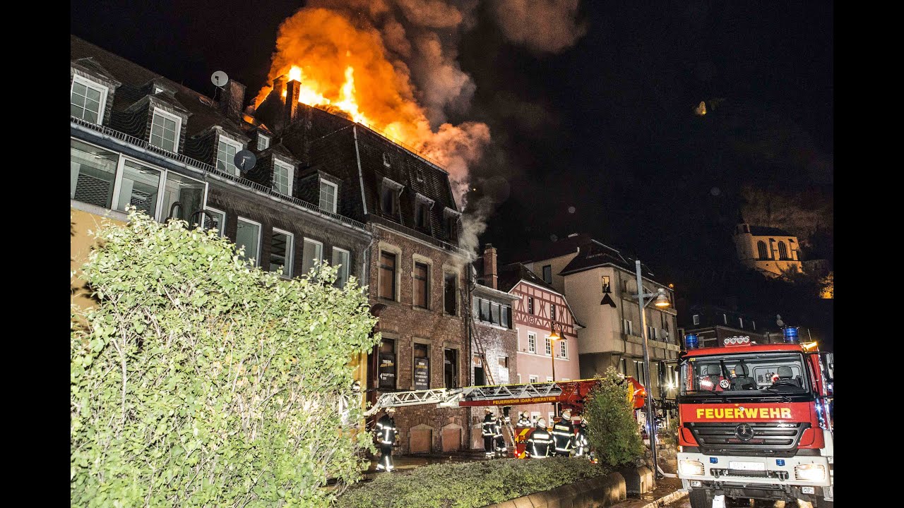 Einsatz Feuerwehr Idar-Oberstein - Gebäudevollbrand