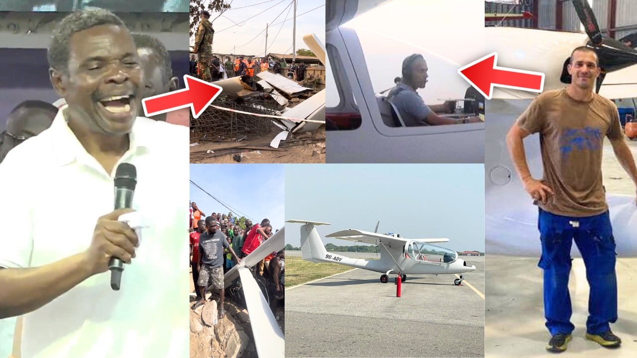 TEMA AIRCRAFT CRASH! Sons Of Hebron Prayer Center Elder Donkor Involved & Gianair Speaks- FULL STORY