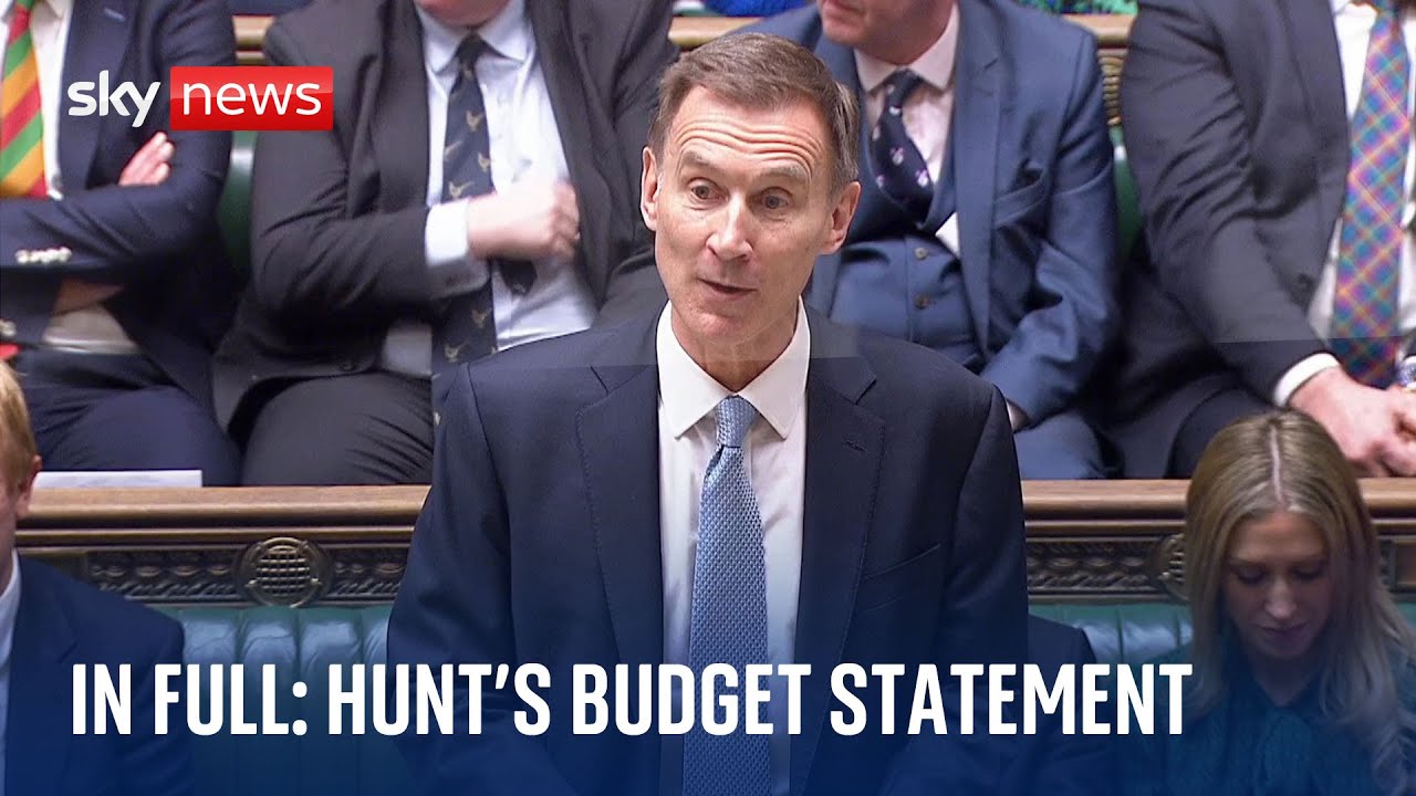 In full: The Chancellor's budget statement