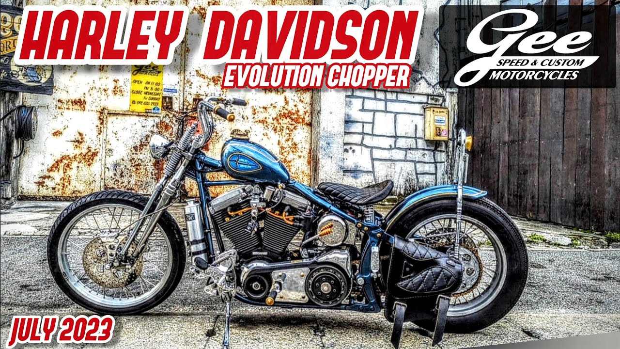 【Harley-Davidson】完璧なエボリューションチョッパー【ハーレー】【ショベルヘッド】【ヴィンテージハーレー】【旧車ハーレー】