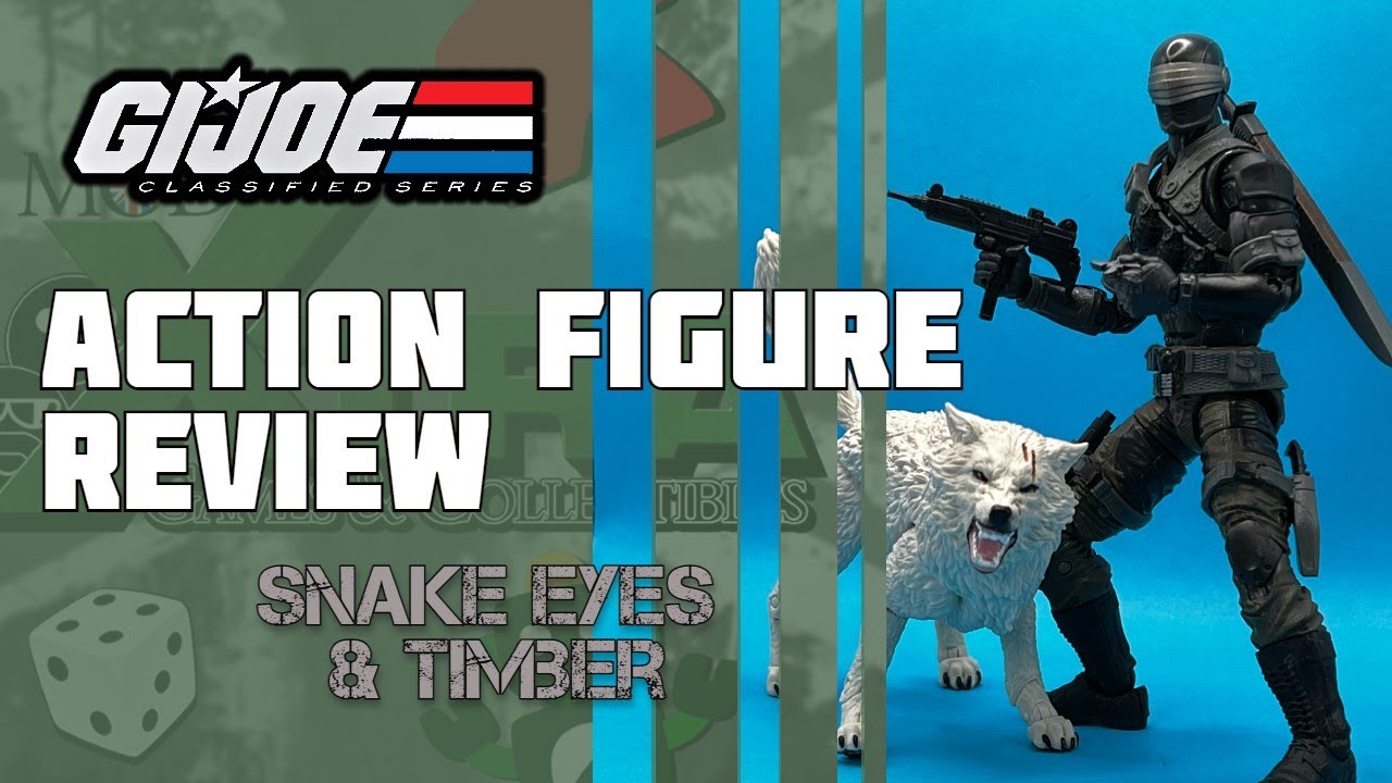 GI Joe Classified | Snake Eyes & Timber | Action Figure Review