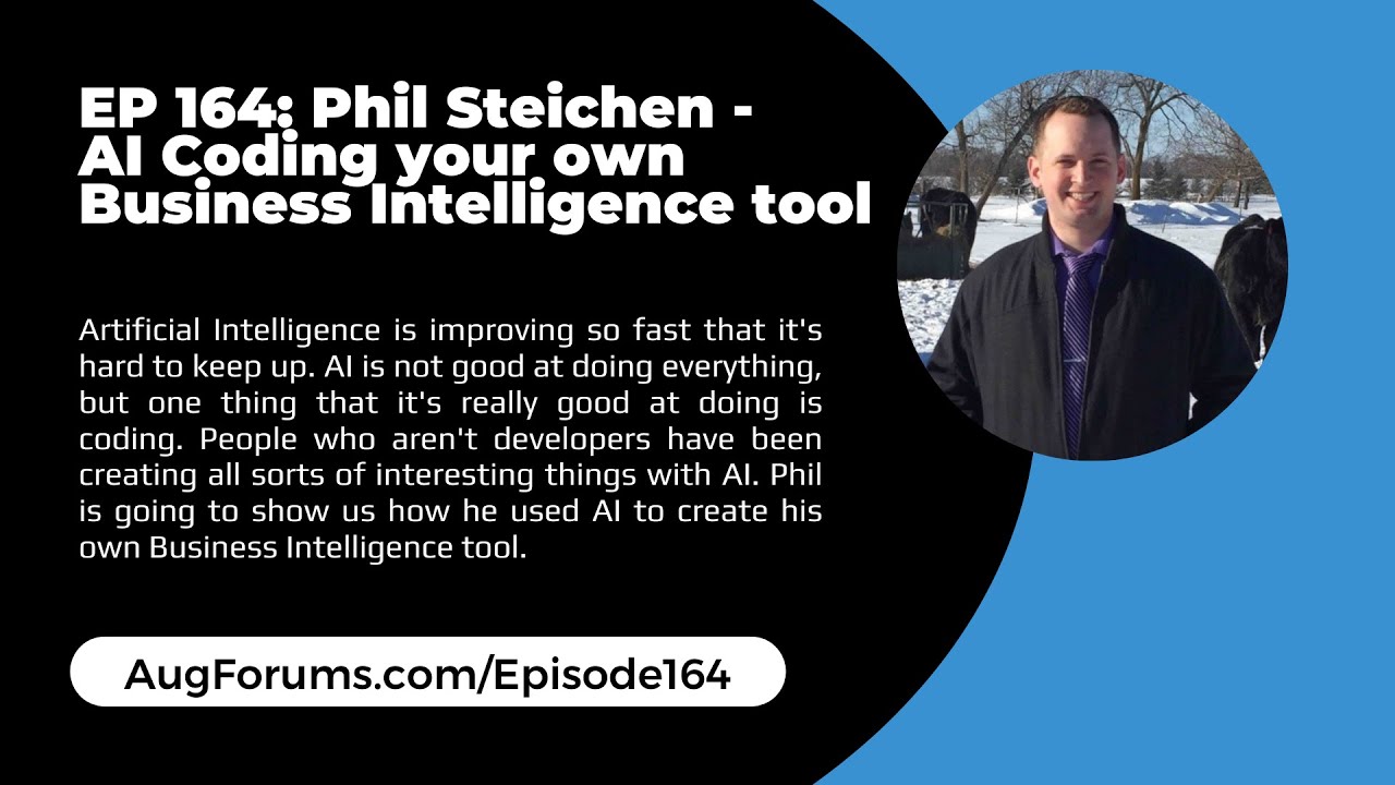 EP 164: Phil Steichen - Vibe Coding your own Business Intelligence tool