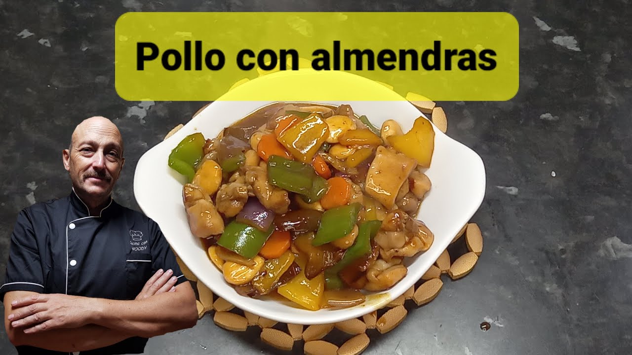 Pollo con almendras (cocina china)