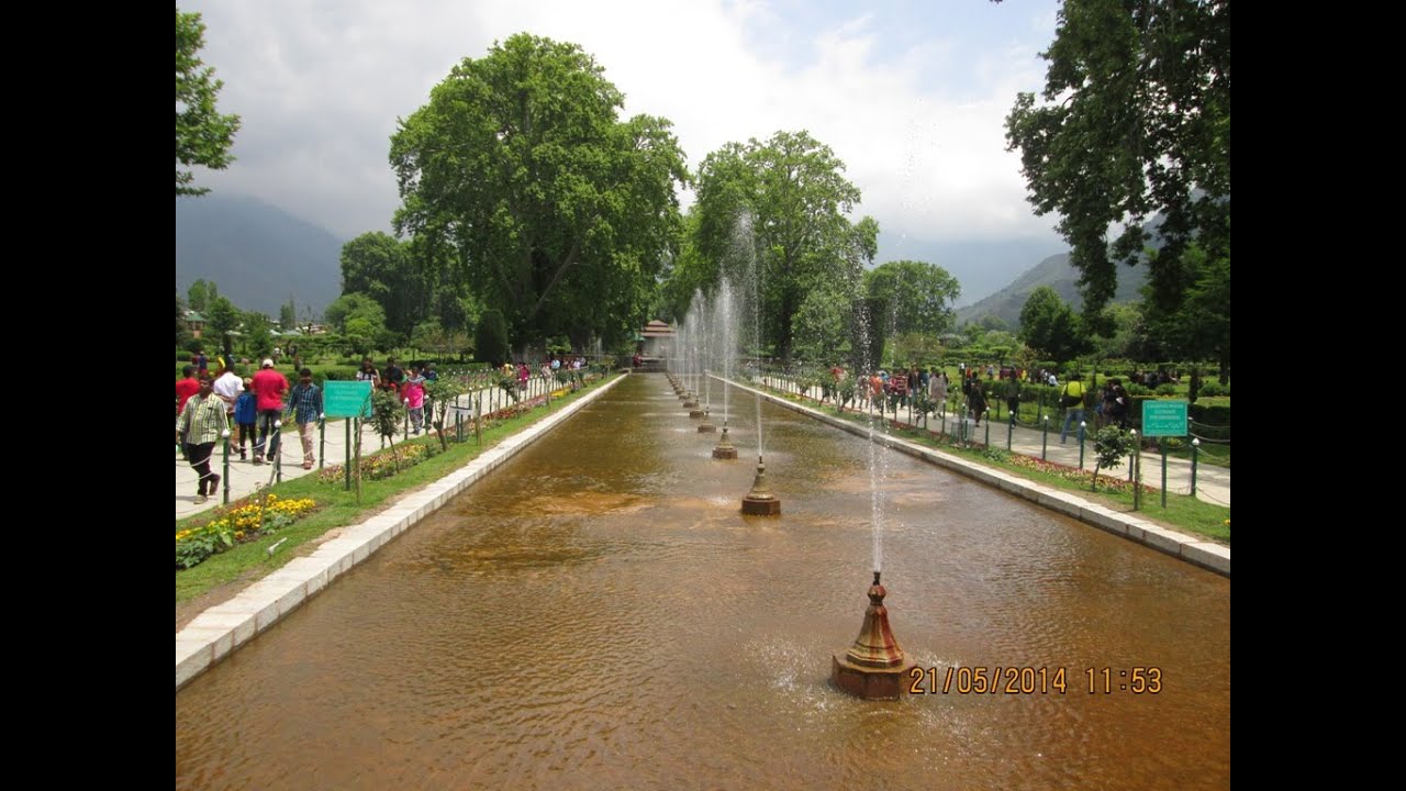 Full HD Video Of Shalimar Bagh, Srinagar, Kashmir, India