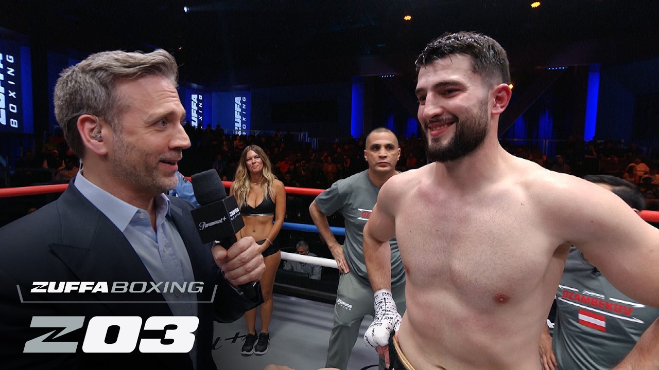 Umar Dzambekov post victory interview: Zuffa Boxing 03, Feb. 15, 2026