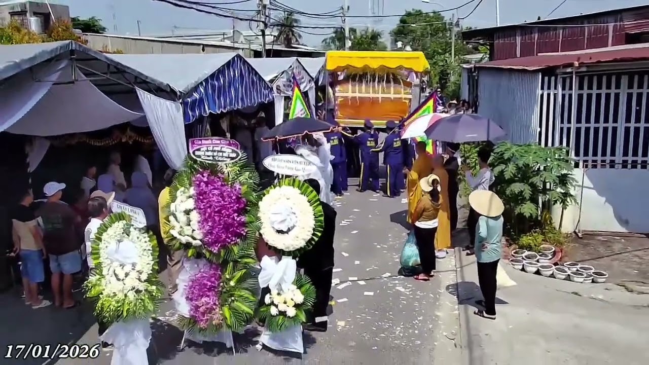 Đám tang ông ngoại 17/01/2026
