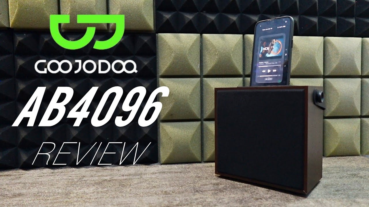 Ретро-колонка из дерева, недорого ❗ Обзор Goojodoq AB4096 #колонка #goojodoq #tws #бас