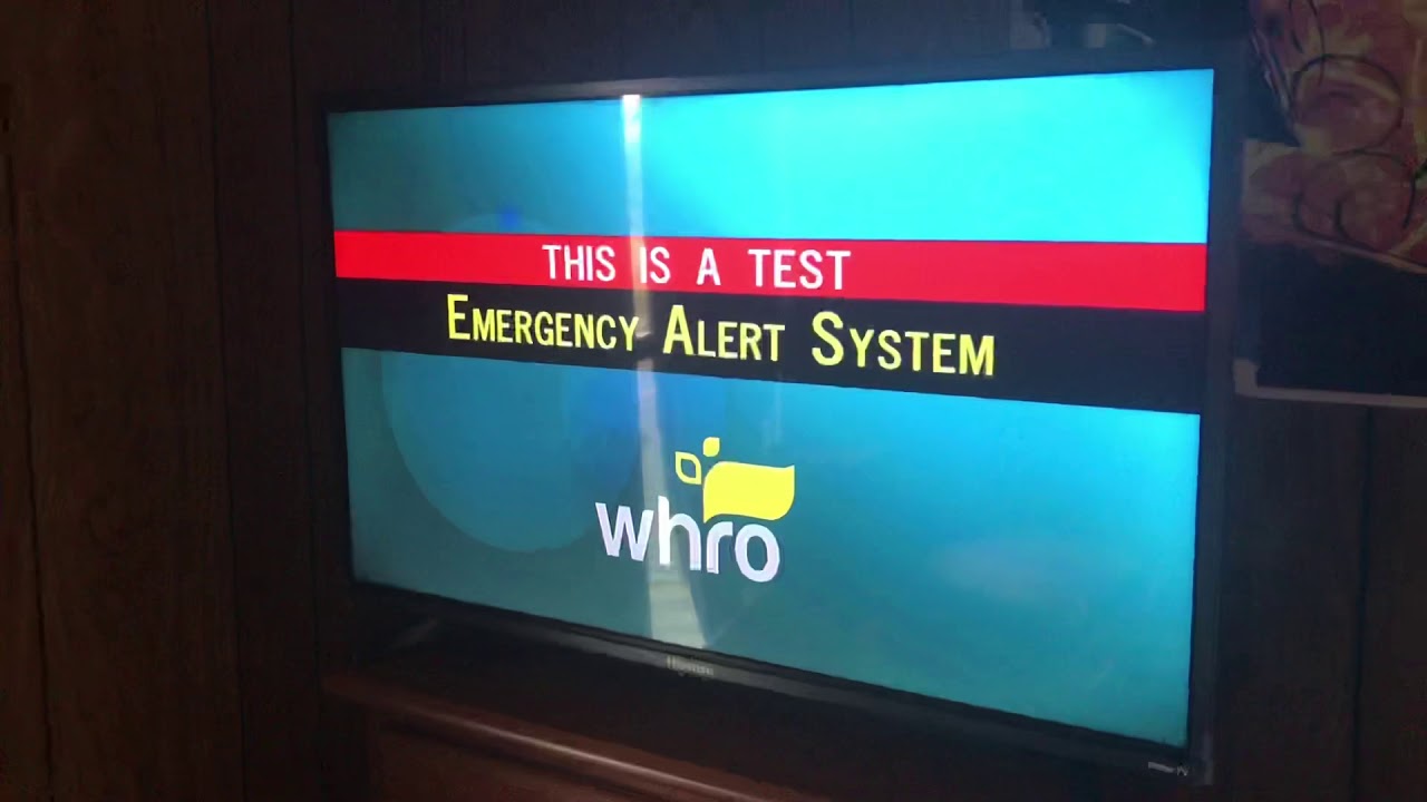 Required Weekly Test on WHRO-TV (EAS #74)