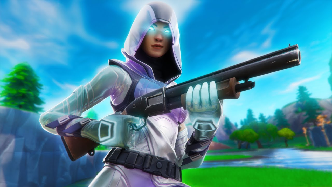 [PS4] Fortnite No SCOPE WIN WITH NEW GLOW SKIN!