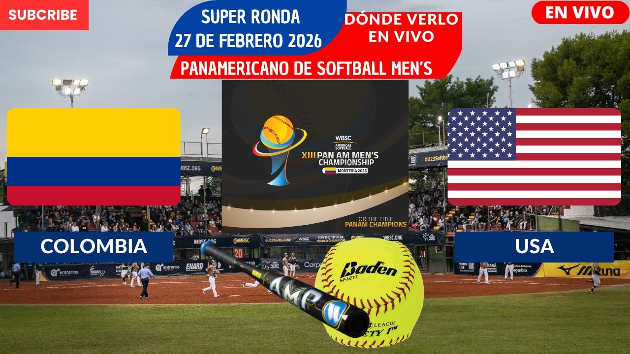 🥎Colombia vs USA🥎Dónde Verlo EN VIVO Panamericano de Softball Masculino 2026 SuperRonda