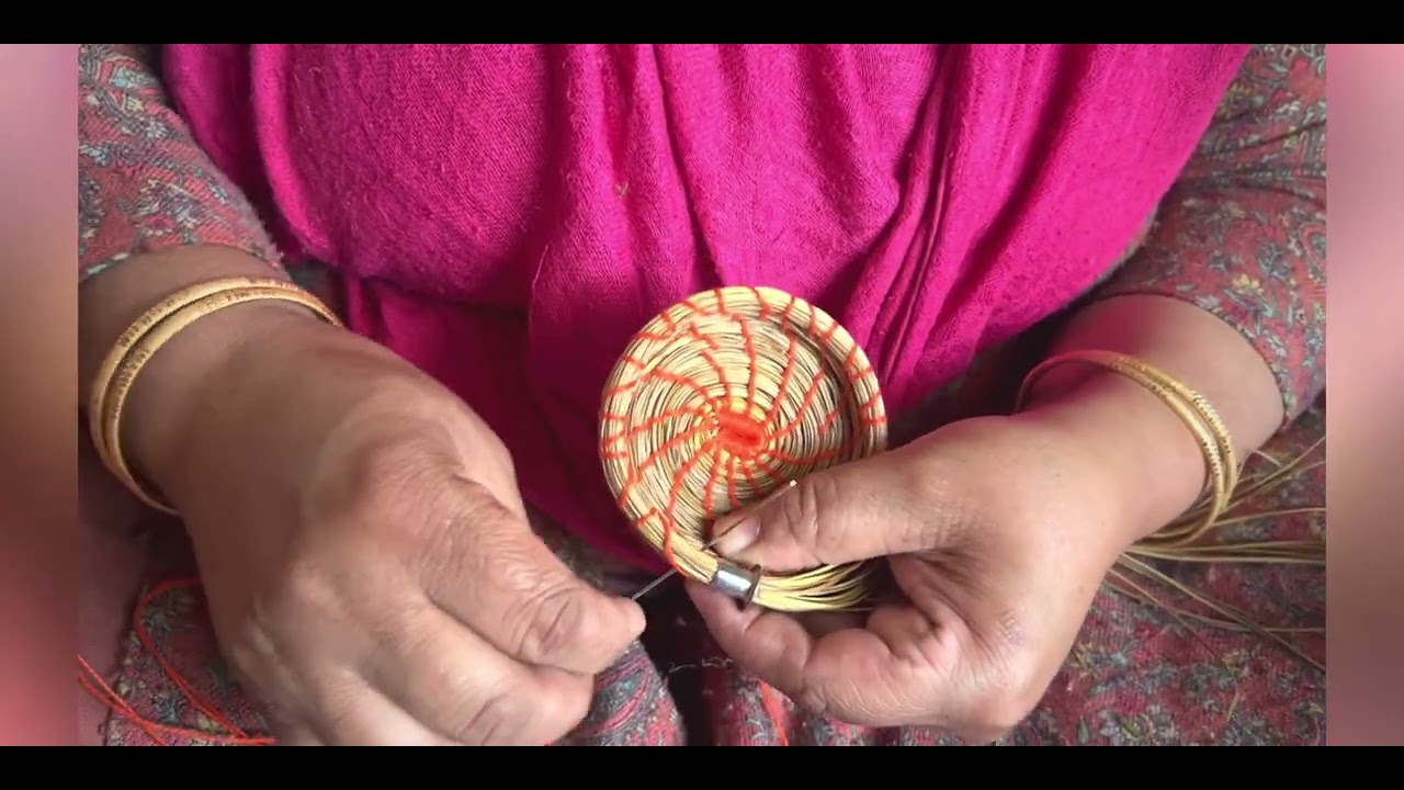MAKING A PEN STAND FROM  PINE NEEDLE.. ECO FRIENDLY PRODUCTS.. #like #support #trending #views #yt