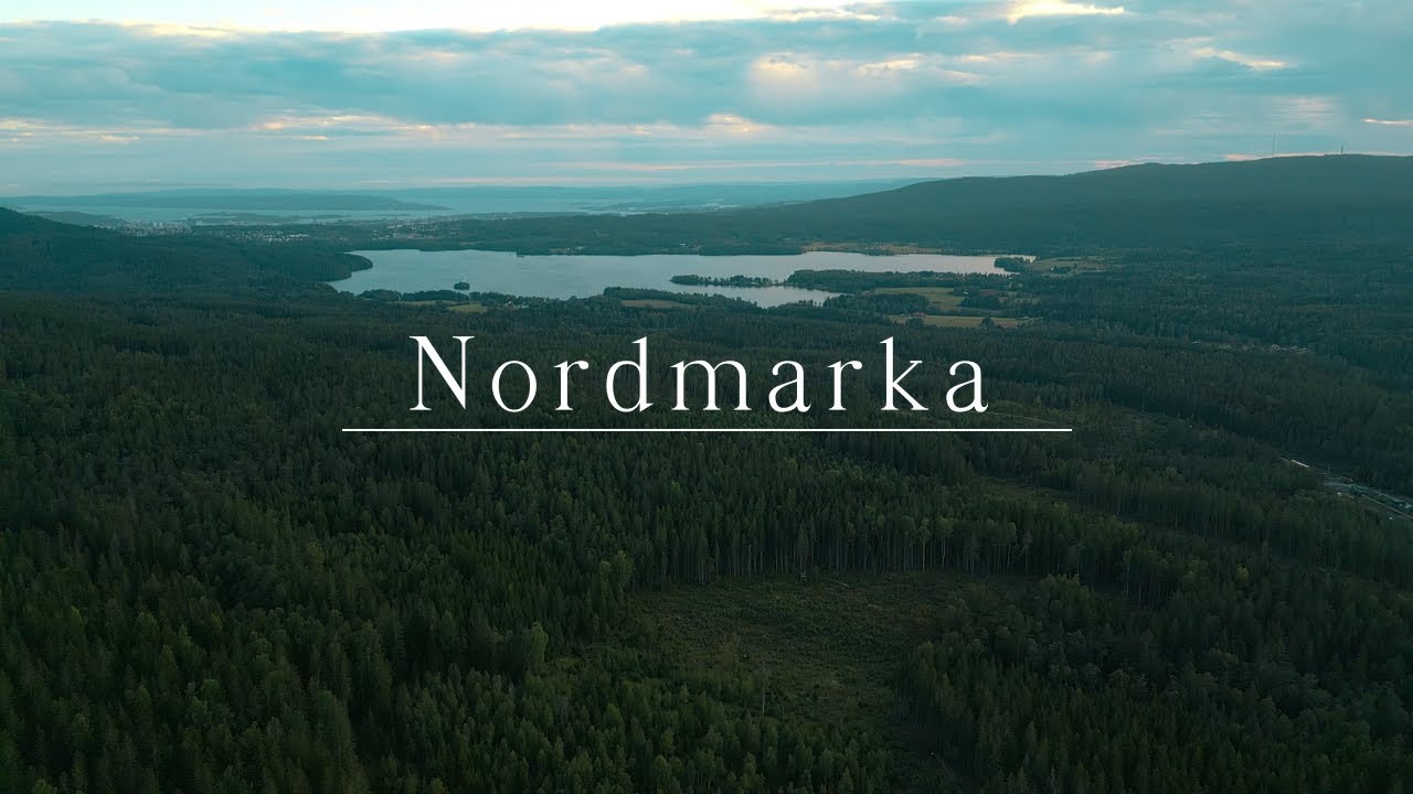 Silent solo hiking in Nordmarka - Norway 4K