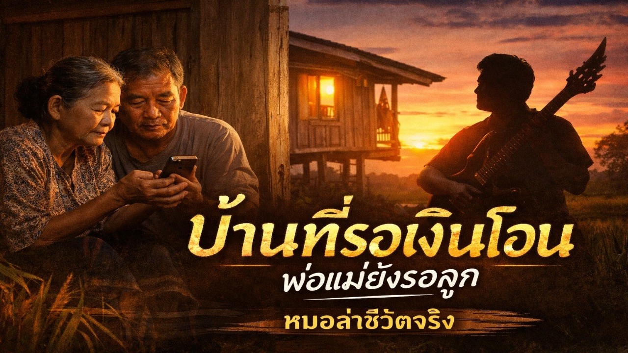 บ้านที่รอเงินโอน 😢 | หมอลำชีวิตจริง ของพ่อแม่ที่รอลูก (Official Video)