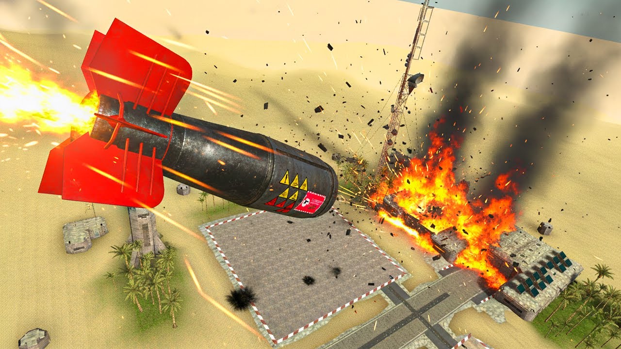 Testing Every NUCLEAR Bomb in a Desert in GMod!