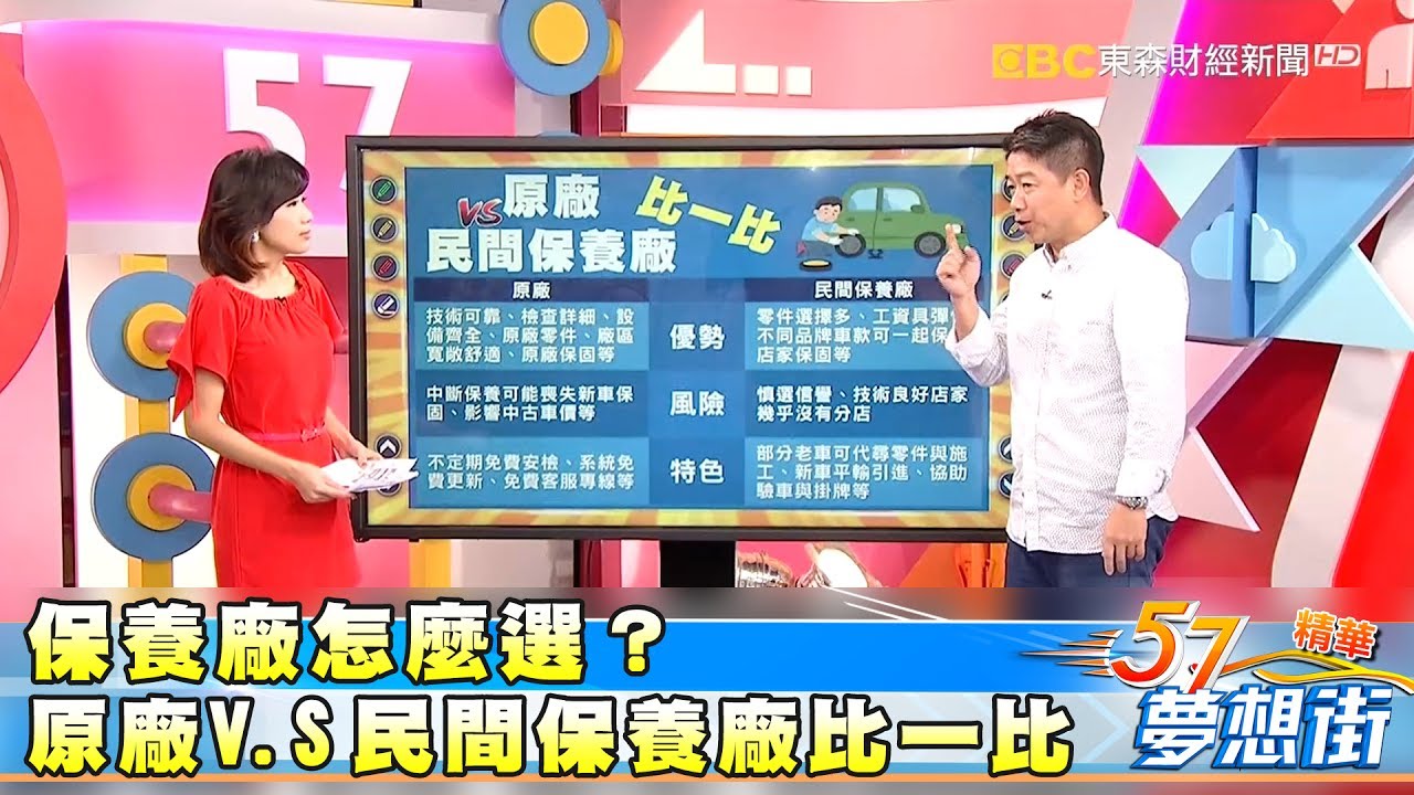 保養廠怎麼選？原廠V S民間保養廠比一比！《夢想街５７號精華》 2017.0626