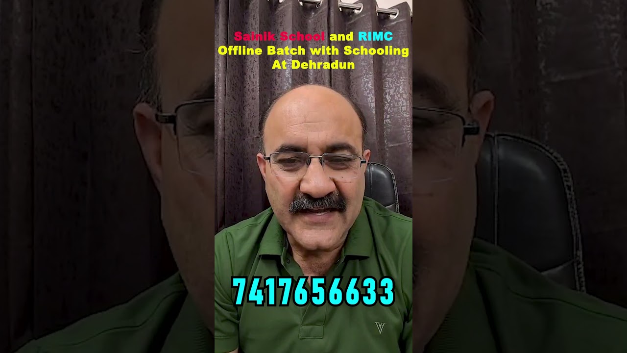 RMS Offline | Sainik School Offline Coaching with Schooling | RIMC Offline Coaching with Schooling