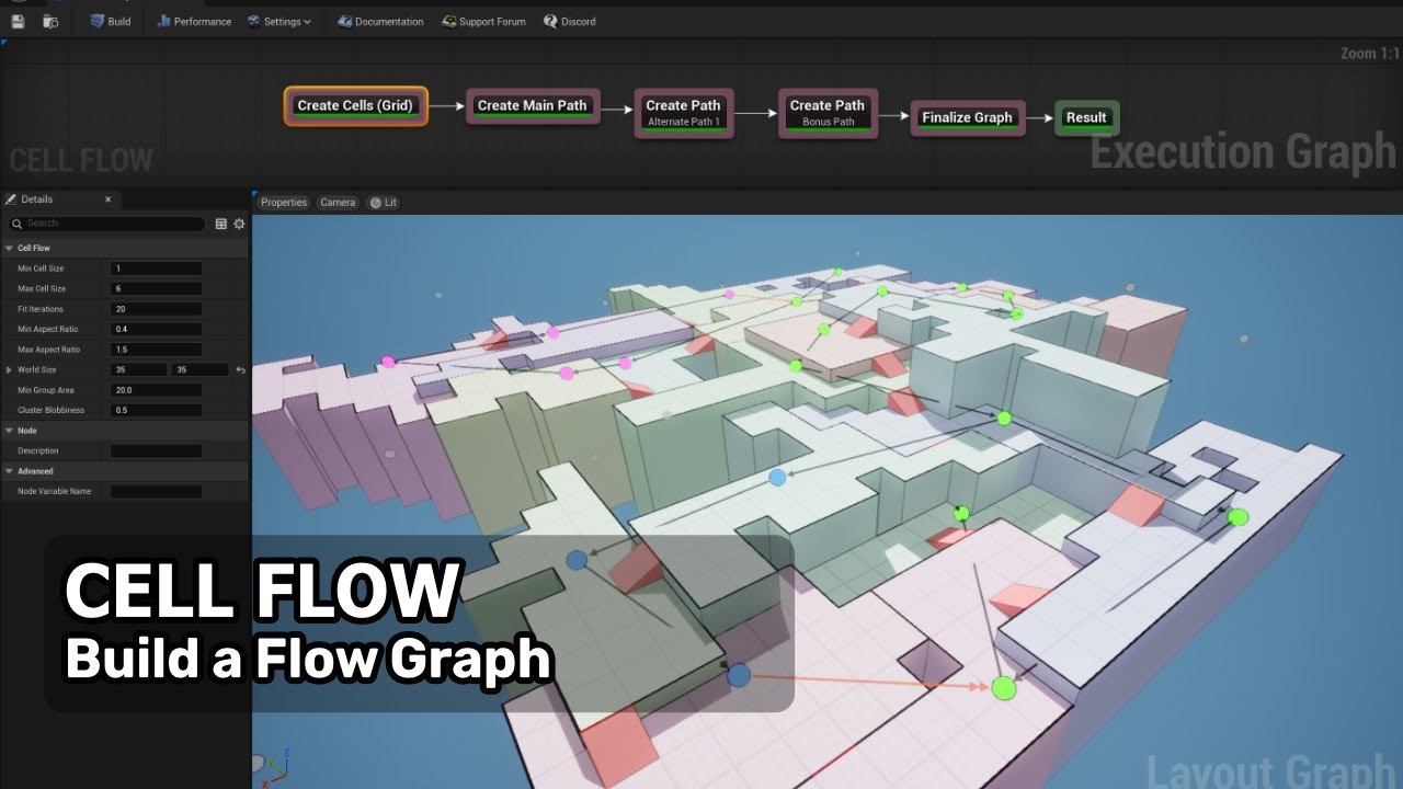CellFlow: Create a Flow Graph from Scratch - Dungeon Architect (UE5 Tutorial)