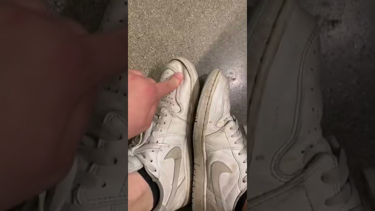 I destroyed these hype sneakers?! #shorts #sneakers #trending #nike