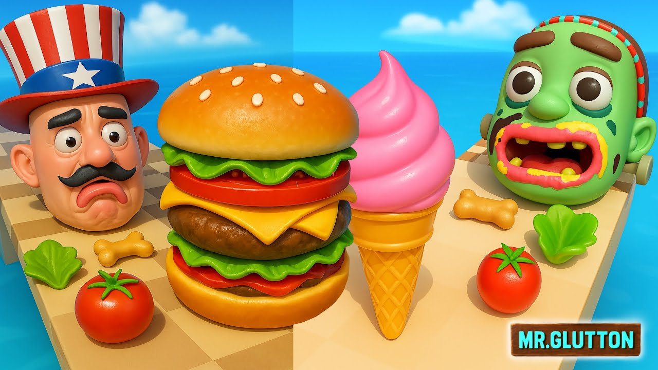 Ice Cream Stack Runner 🆚 Burger Master - All Levels Satisfying Gameplay 