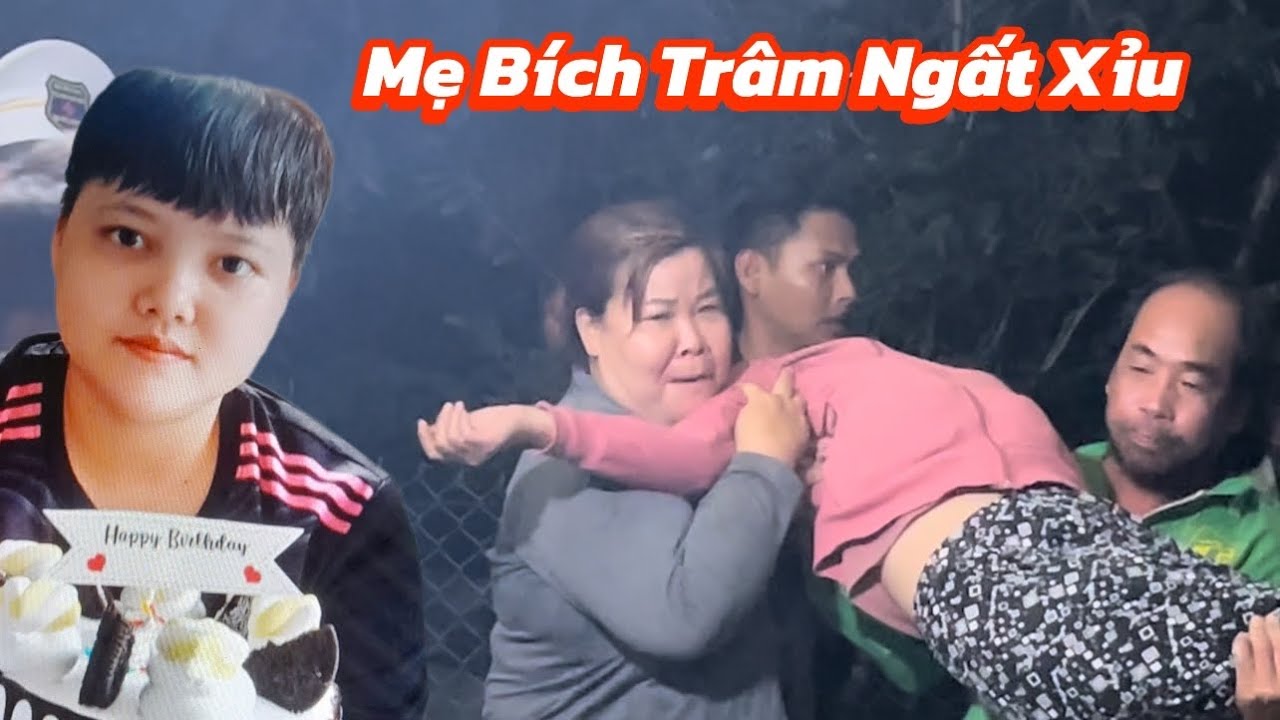 Mẹ Bích Trâm ngất xỉu trong đêm lúc di quan 