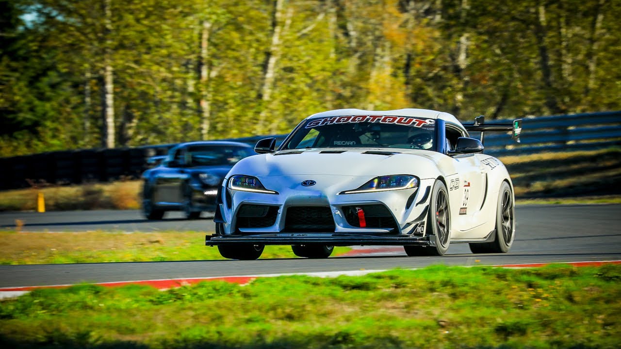Supra 1:42's and point bys at Ridge Motorsports Park