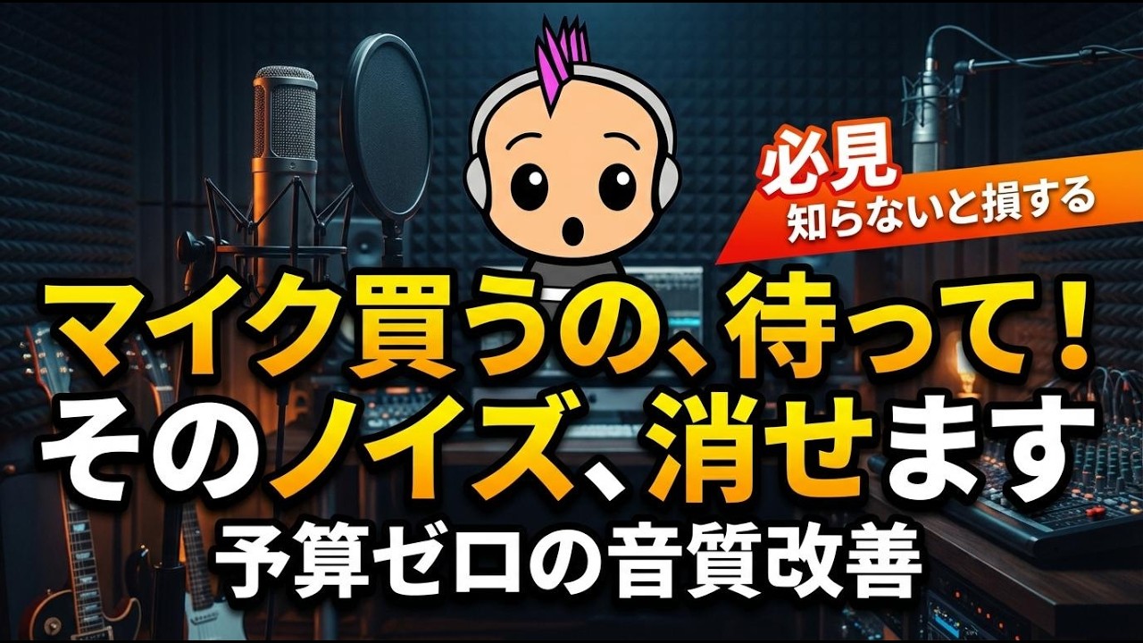 もう迷わない！ポッドキャストの音調整、ズバリ〇〇だけで完璧です
