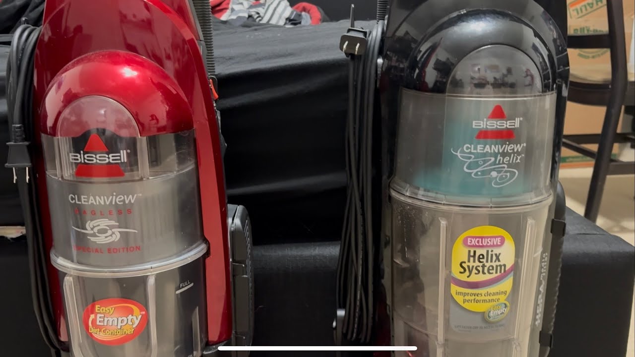 Bissell Cleanview Bagless vs. Cleanview Helix: Comparison 