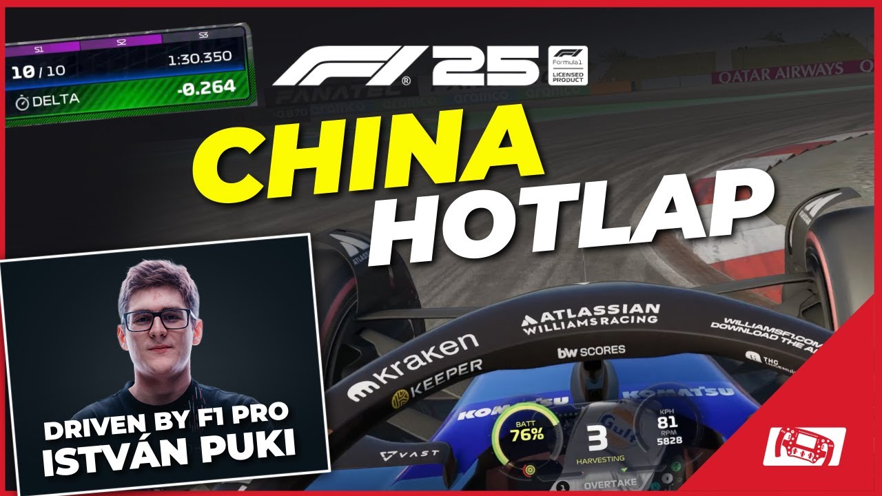F1 25 China Hotlap by Istv&aacute;n Puki **1:30.366**