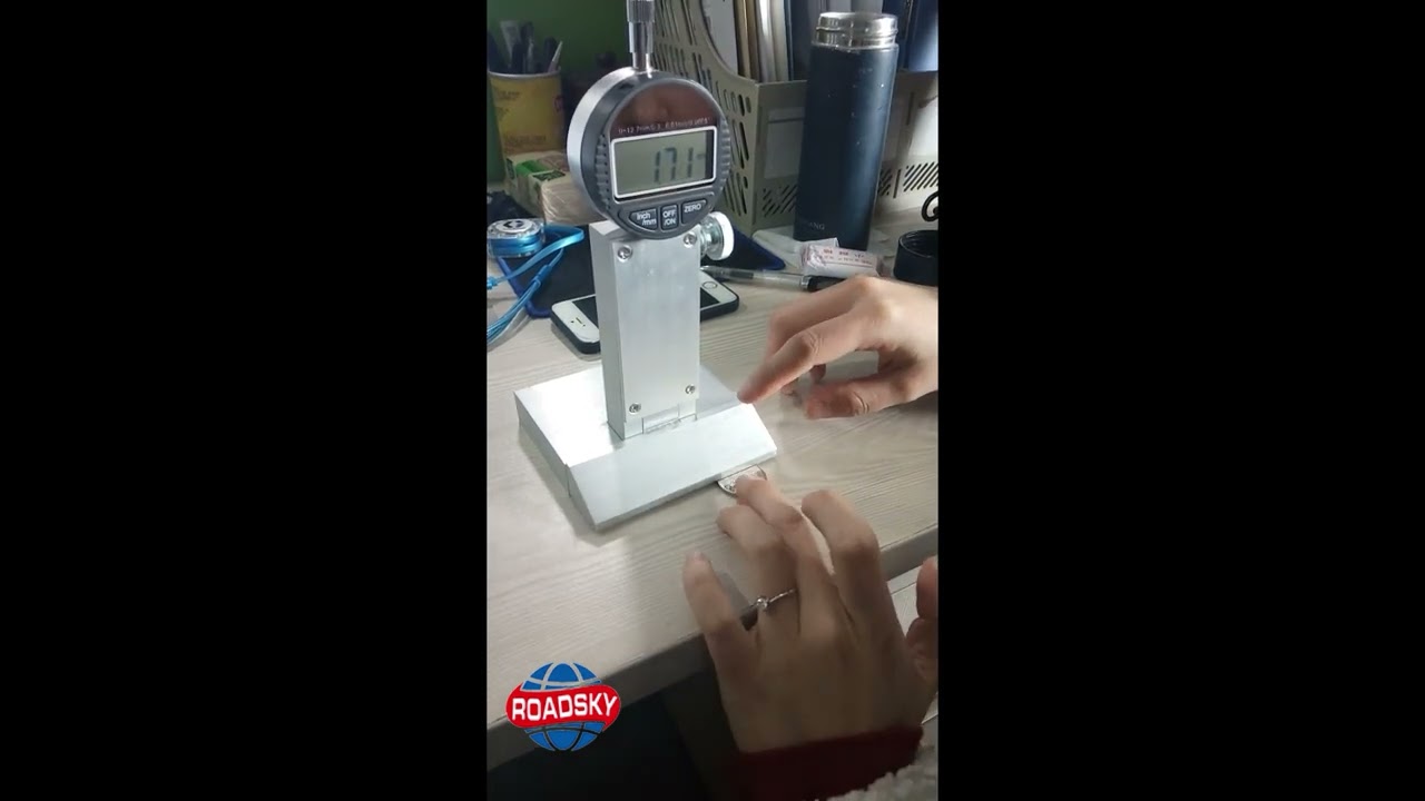 Line (Pavement Marking) Thickness Measuring Instrument