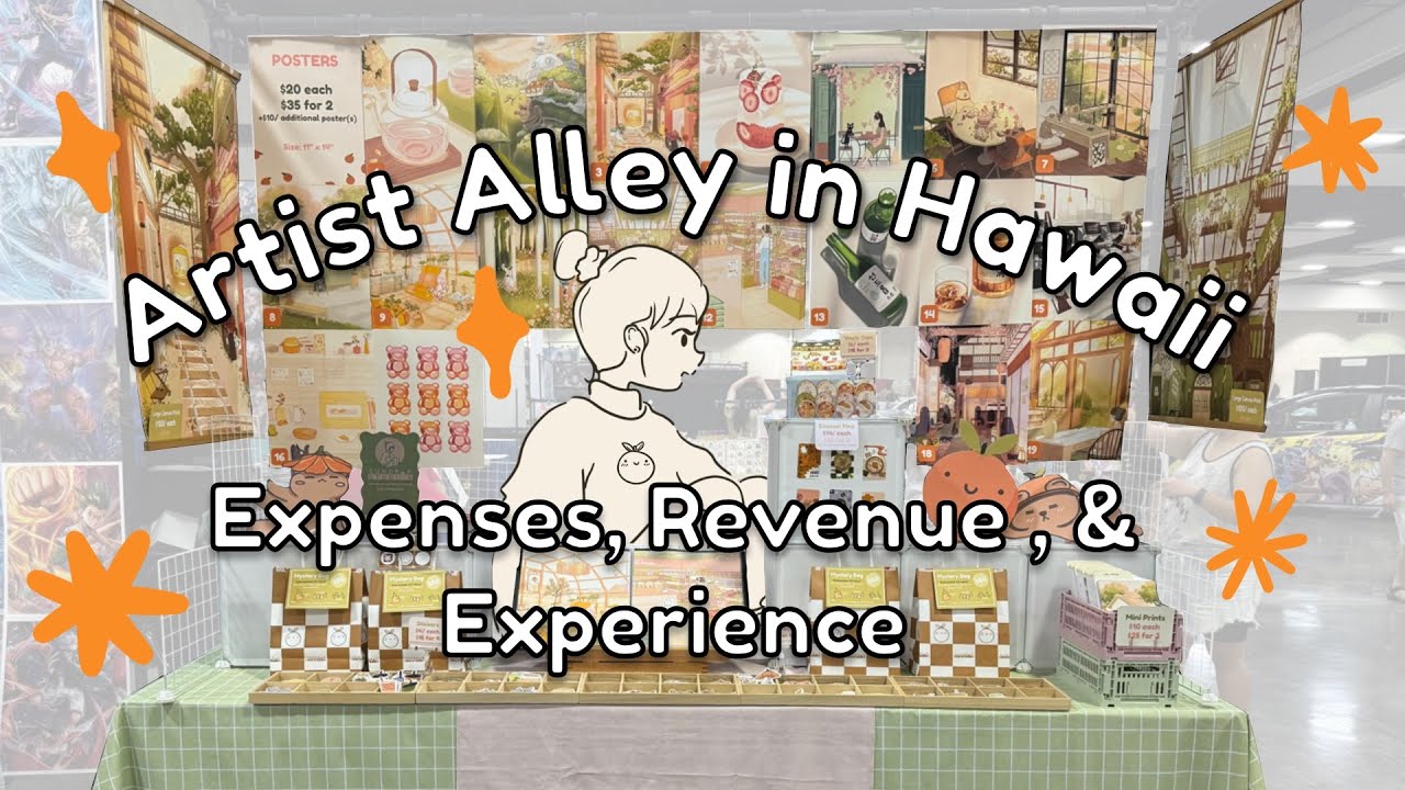 Kawaii Kon 2024 ✷ Видеоблог Artist Alley: Деньги на входе и выходе!