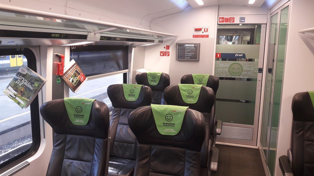 Railjet Reviewed in 1st Klasse Ruhezone