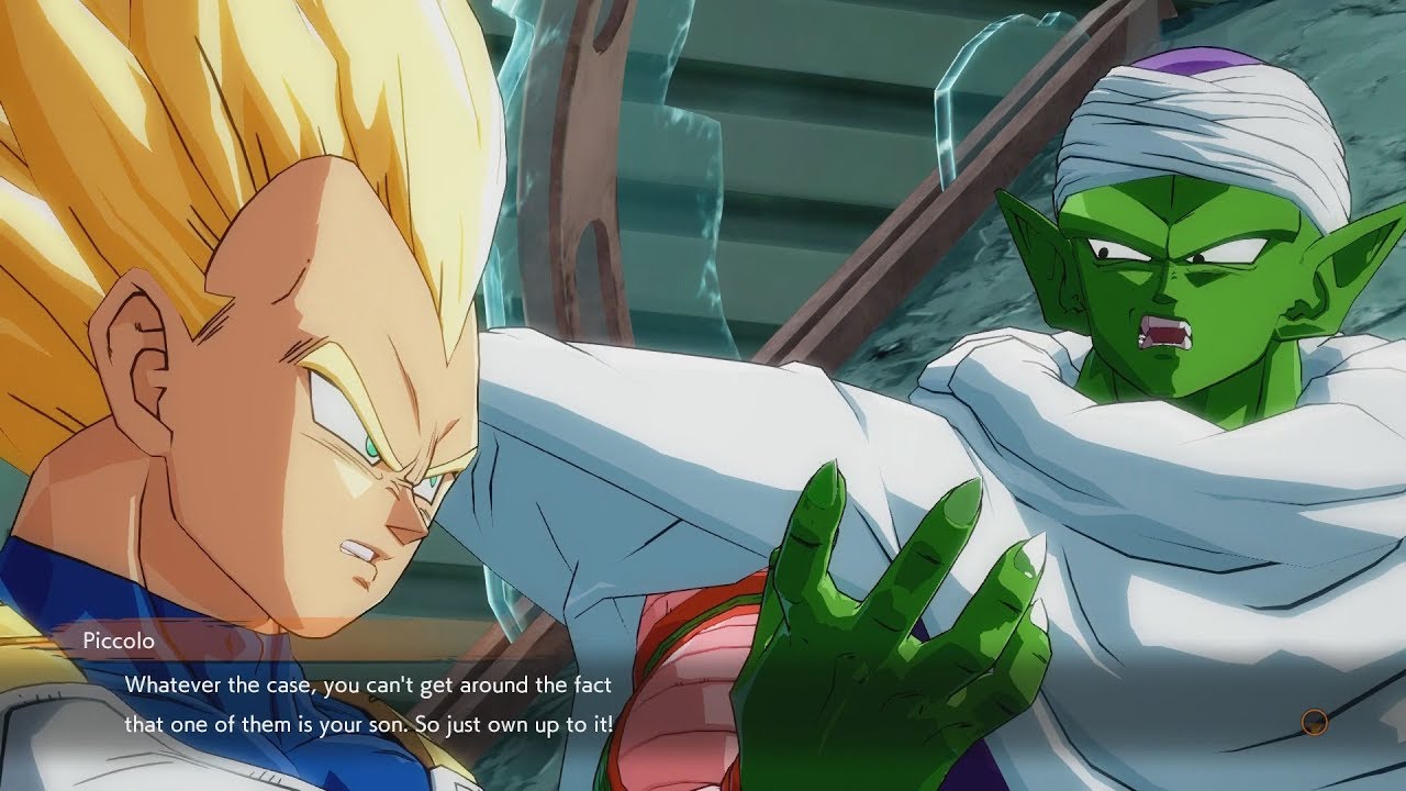 DRAGON BALL FIGHTERZ Piccolo Roasts Vegeta on His Parenting
