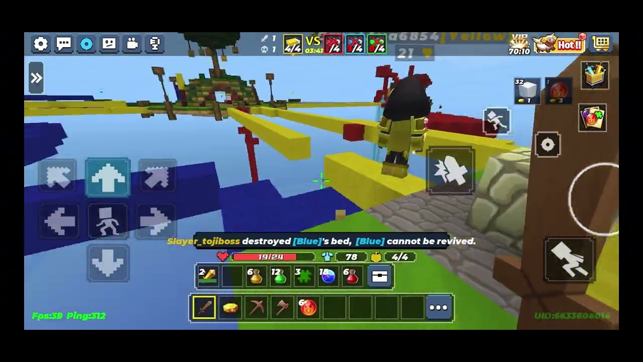 This BedWars game was TOO EASY💀