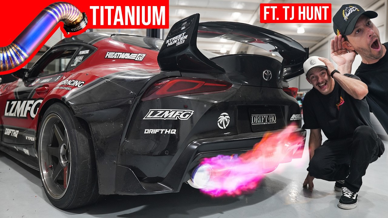 New Titanium Supra Exhaust! F1 Sound 4 Rotor?