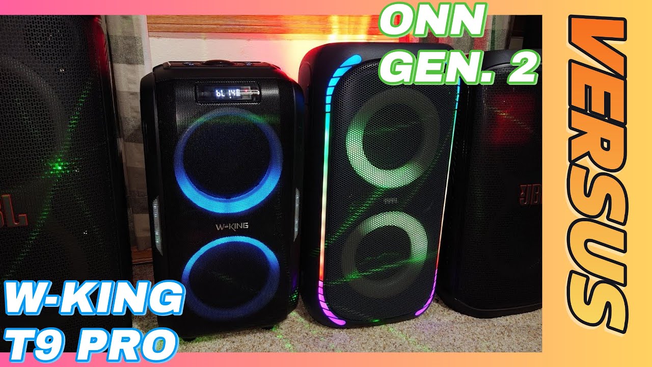 ONN Large Party Speaker Gen. 2 против W-King T9 Pro 🛜 Бюджетная битва в подвале 🔌Подключение к се...