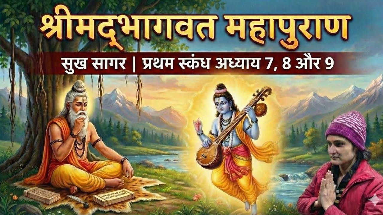 श्रीमद्भागवत महापुराण | प्रथम स्कंध: अध्याय 7, 8 और 9 | सुख सागर