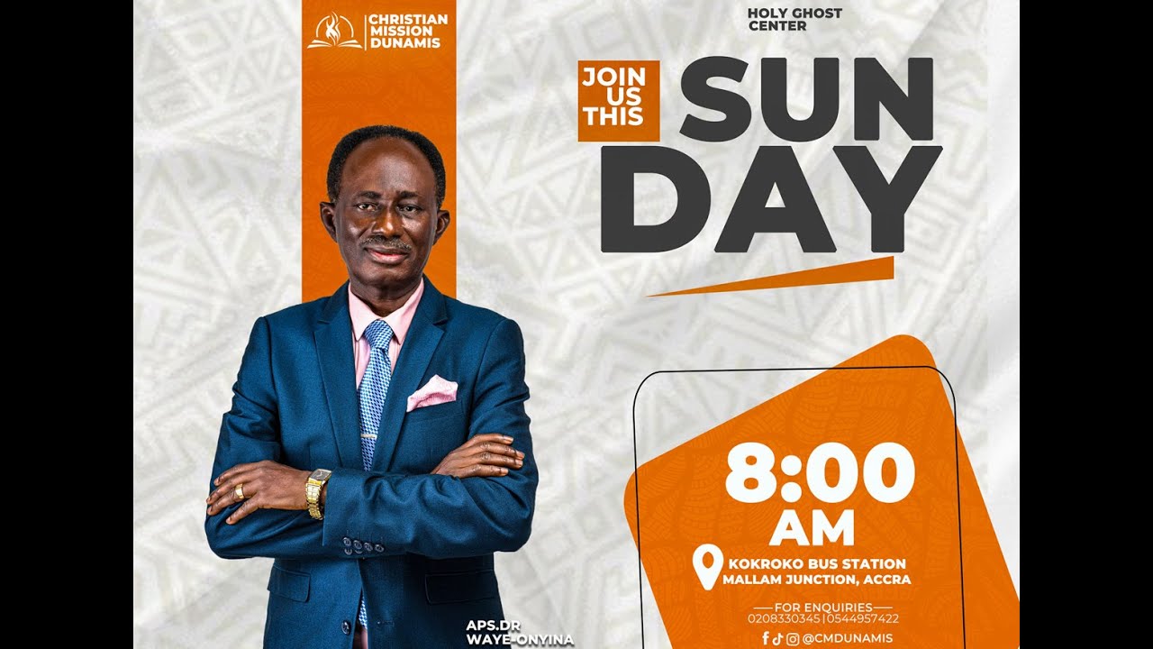 Sunday Service[live]with Ps.Francis Domertey