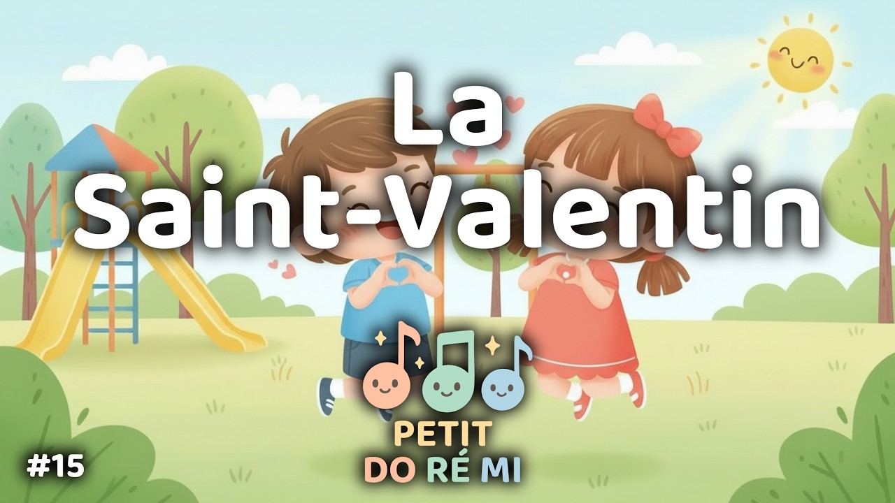 Comptine de la Saint-Valentin 💕 | Amoureux et amitié (2–6 ans) | Petit Do Ré Mi