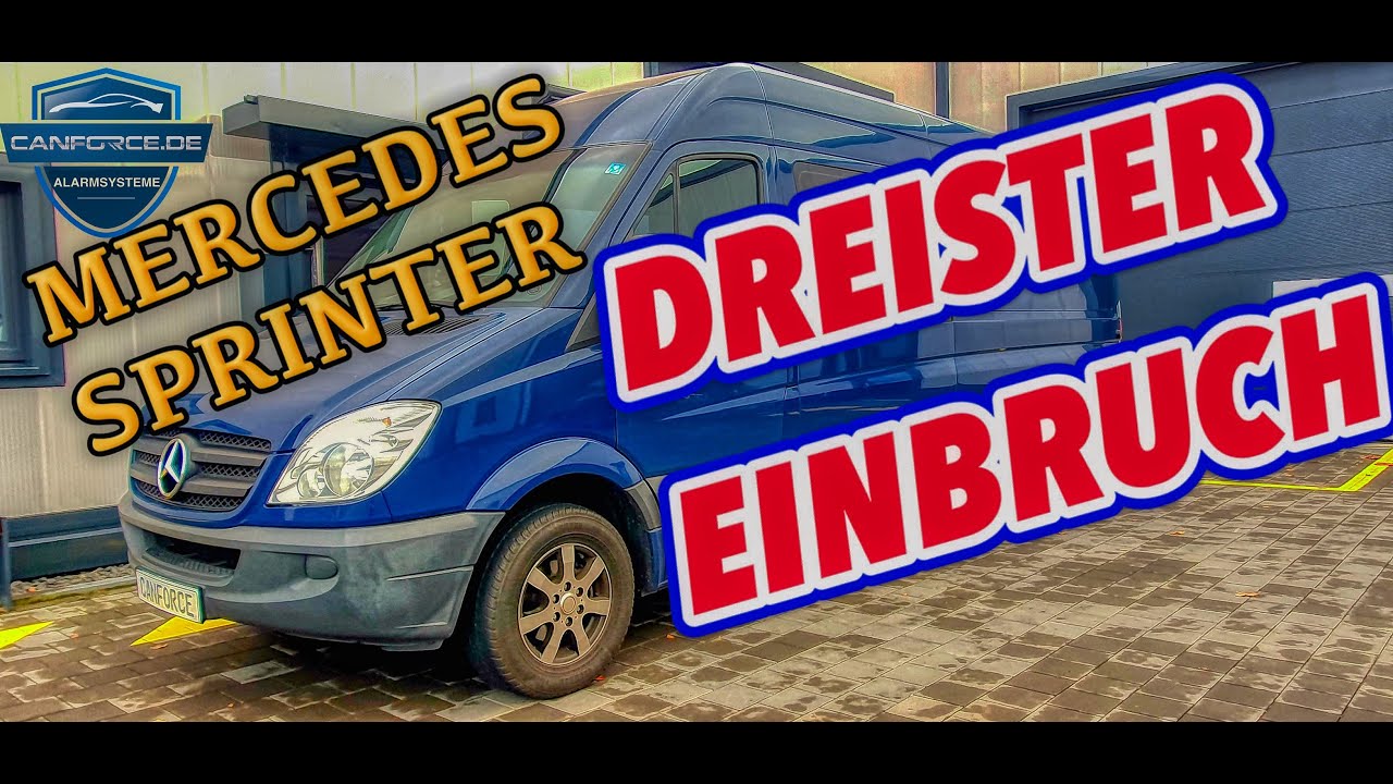 Wohnmobil Einbruch Nacht in bewohntes Wohnmobil | Diebstahl Wertgegenstände | Sprinter Alarmanlage
