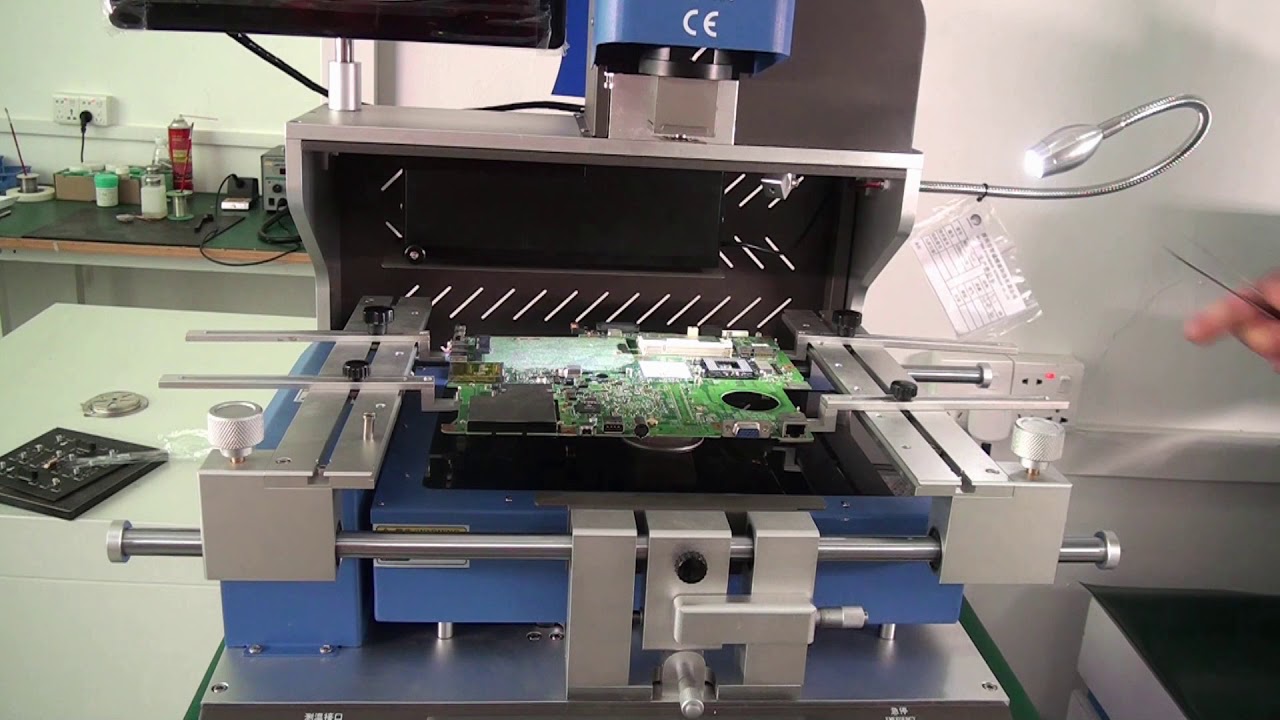 how to find the right placement position with auto optical alignment bga repair machine