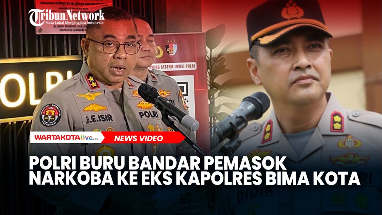 Polri Buru Bandar Pemasok Narkoba ke Eks Kapolres Bima Kota AKBP Didik