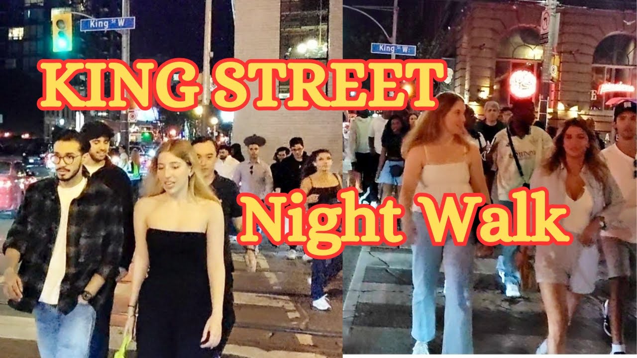 Exploring King Street at Night | Toronto’s Weekend Energy 🎶I Weekend Vibes 🌃✨#nightlife #torontolife