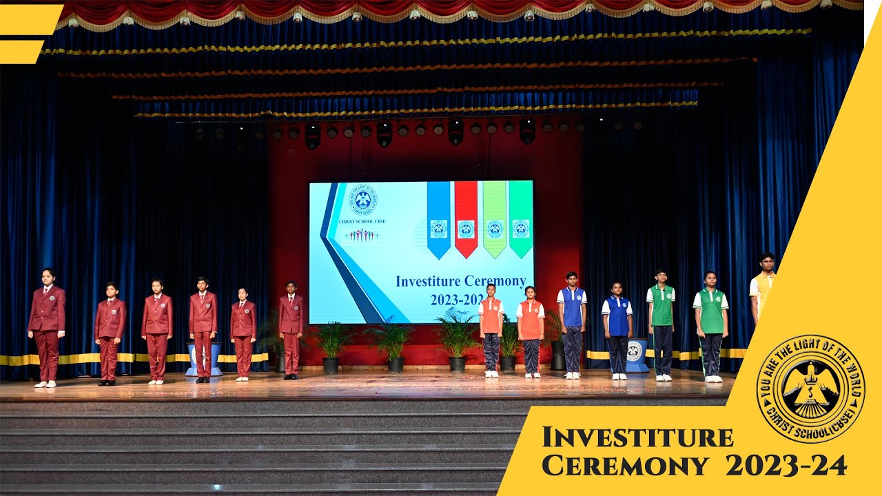 INVESTITURE CEREMONY 2023 I CHRIST SCHOOL CBSE I BENGALURU - 29