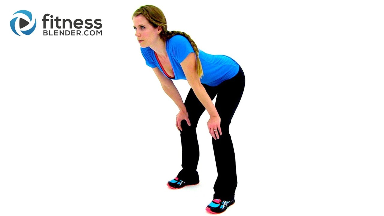Fitness Blender's Red Light Green Light HIIT Cardio Workout - Bodyweight Cardio Workout to Burn Fat