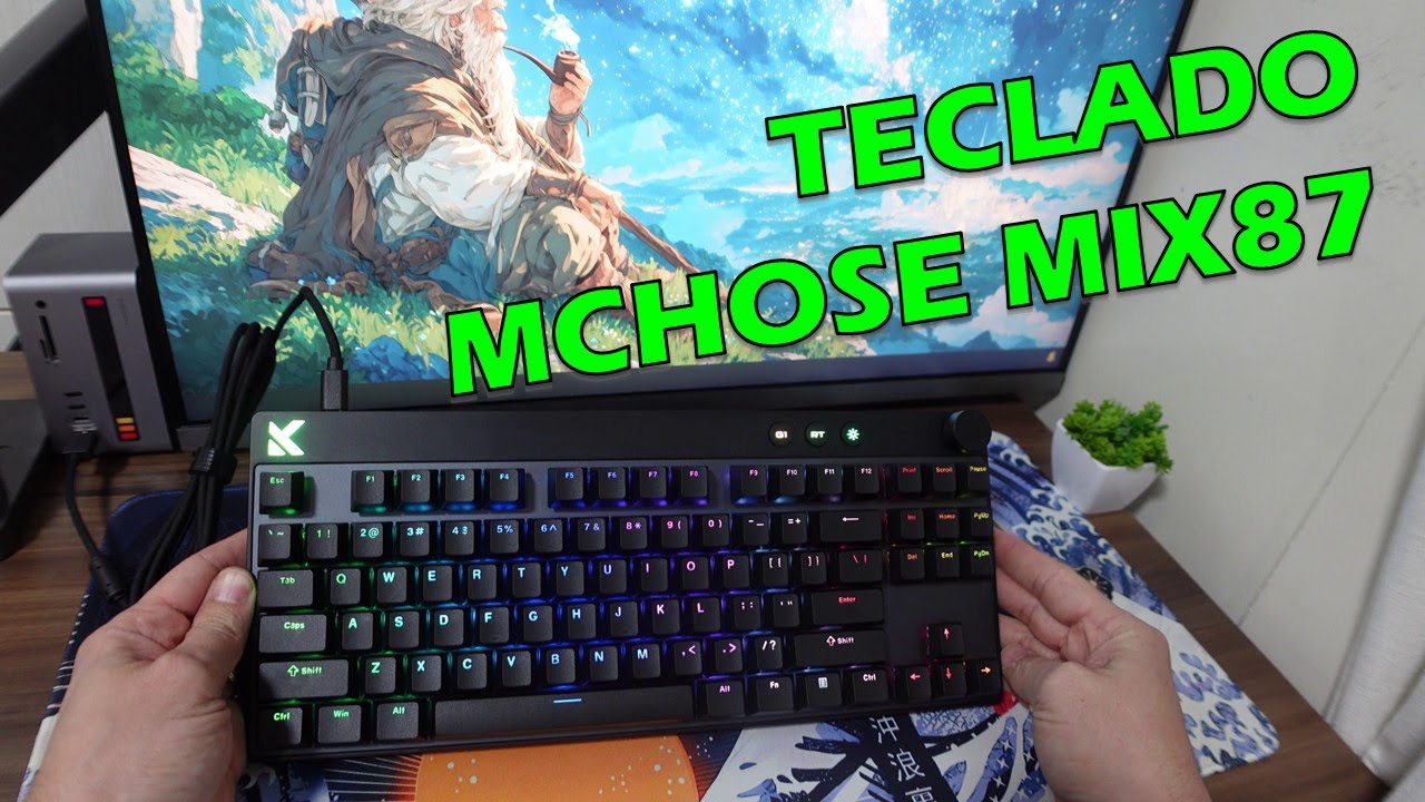 Teclado Magnético TKL MChose Mix87 deixou muito teclado mais caro no chinelo!