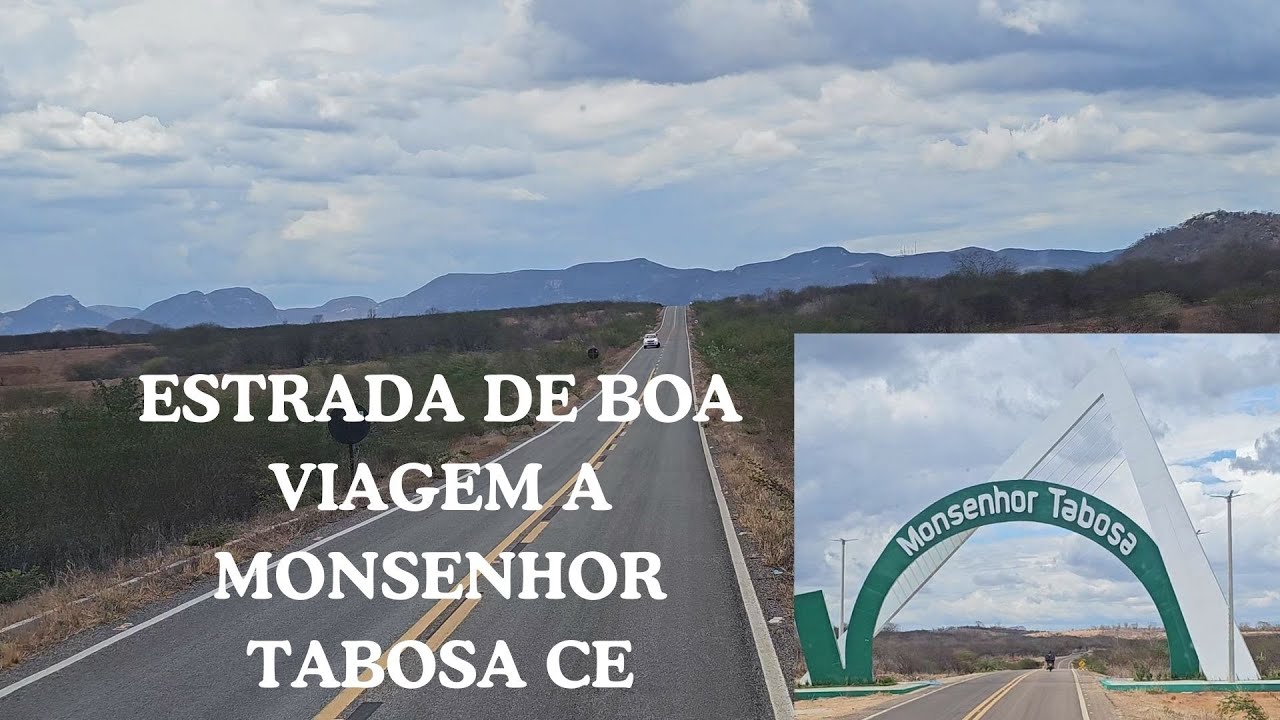 NA ESTRADA BOA VIAGEM A MONSENHOR TABOSA CEARÁ: AS PAISAGENS INCRÍVEIS DO SERTÃO